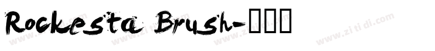 Rockesta Brush字体转换
